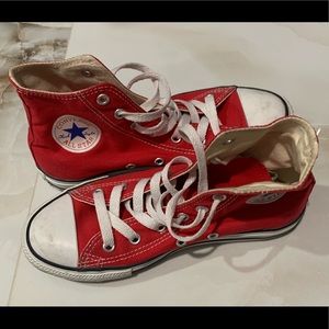 High top red unisex converse